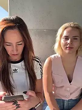 SweetAlegra_ — Boobs Out Both & rub pussys